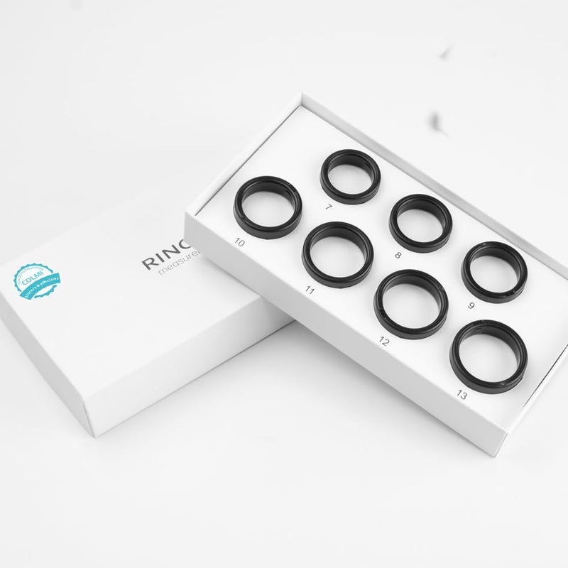 ColMi R02 Smart Ring, a Smart Ring for Women and Men, Supports Heart Rate, Blood Oxygen, Sleep Health Monitoring, Size First Sizing Kit. (Includes Ring Sizer Only) - Image 1